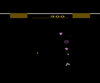 Gyruss atari screenshot