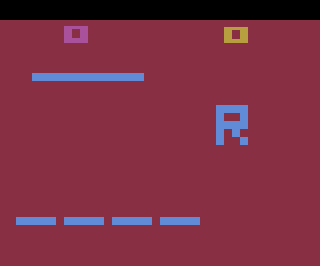 Hangman atari screenshot