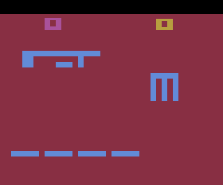 Hangman atari screenshot