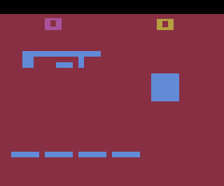 Hangman atari screenshot