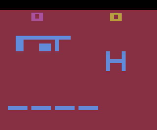 Hangman atari screenshot
