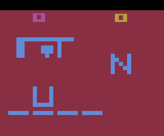 Hangman atari screenshot