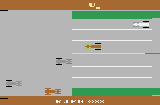 Hell Driver atari screenshot