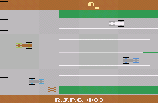 Hell Driver atari screenshot