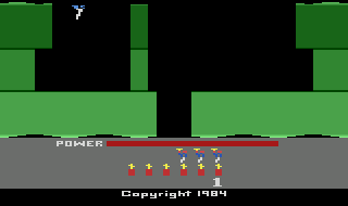 H.E.R.O. atari screenshot