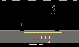 H.E.R.O. atari screenshot