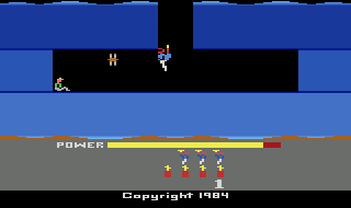 H.E.R.O. atari screenshot