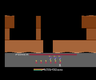 H.E.R.O. atari screenshot