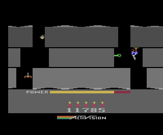 H.E.R.O. - Helicopter-Held atari screenshot