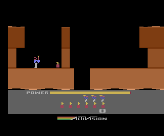 H.E.R.O. - Helicopter-Held atari screenshot