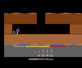 H.E.R.O. atari screenshot