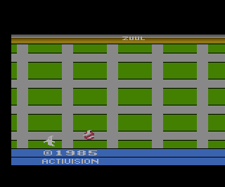 Hot Action Pak - Ghostbusters / Tennis / Plaque Attack / River Raid atari screenshot