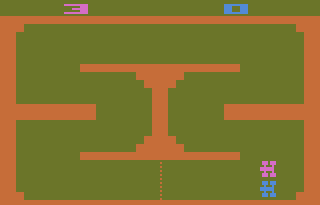 Indy 500 atari screenshot