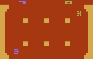 Indy 500 atari screenshot