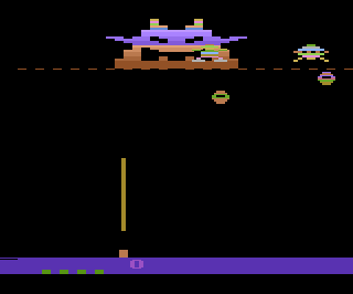 Invasion aus der Galaxis atari screenshot