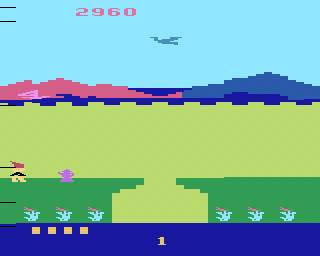 Jumping Jack atari screenshot