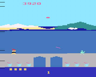 Jumping Jack atari screenshot