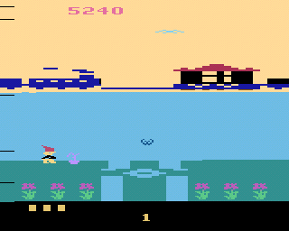 Jumping Jack atari screenshot