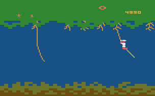 Jungle Hunt atari screenshot