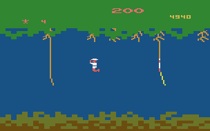 Jungle Hunt atari screenshot