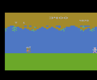 Jungle Hunt atari screenshot