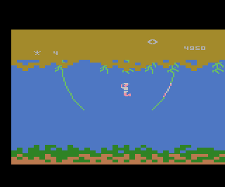 Jungle Hunt atari screenshot