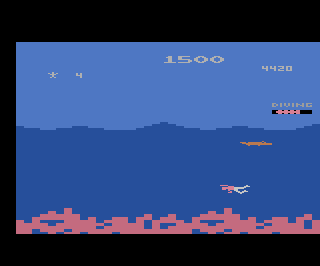 Jungle Hunt atari screenshot