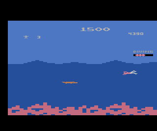 Jungle Hunt atari screenshot