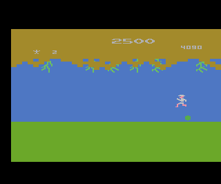 Jungle Hunt atari screenshot