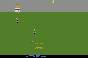 Kaboom! atari screenshot