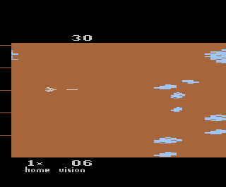 Kampf im Asteroiden-Gürtel atari screenshot