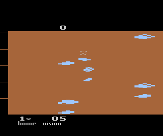 Kampf im Asteroiden-Gürtel atari screenshot