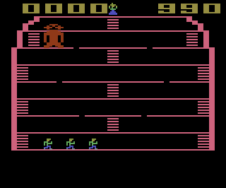 King Kong atari screenshot