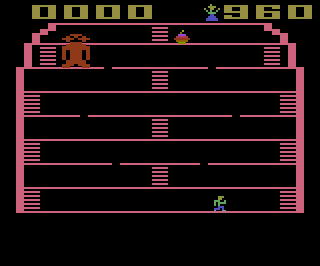 King Kong atari screenshot