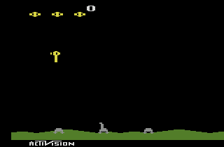 Laser Blast atari screenshot