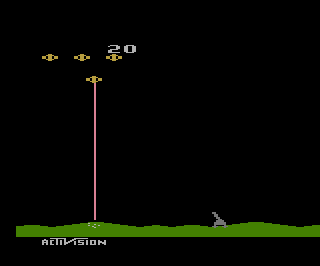 Laser Blast atari screenshot