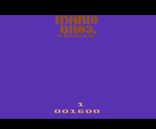 Mario Bros. atari screenshot