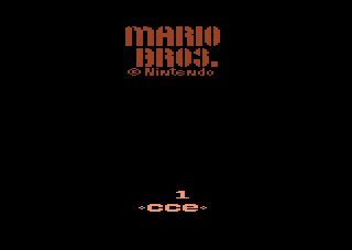 Mario's Bros. atari screenshot