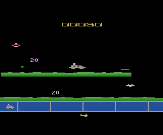 Marspatrouille atari screenshot