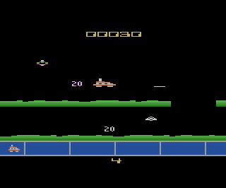 Marspatrouille atari screenshot