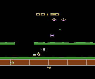 Marspatrouille atari screenshot