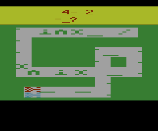 Math Gran Prix atari screenshot