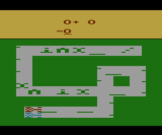Math Gran Prix atari screenshot