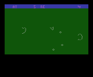 Meteoroids atari screenshot
