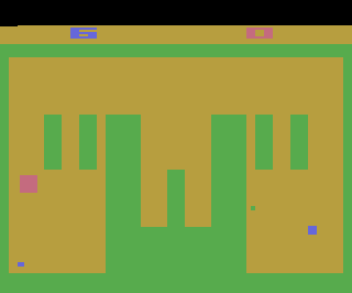 Miniature Golf atari screenshot