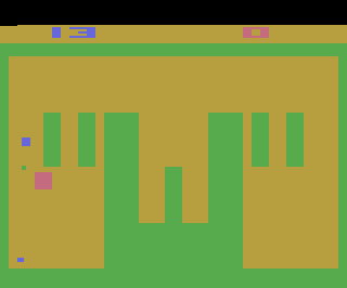 Miniature Golf atari screenshot