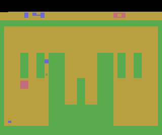 Miniature Golf atari screenshot