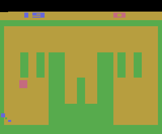 Miniature Golf atari screenshot