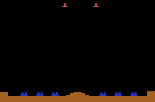 Missile Command atari screenshot