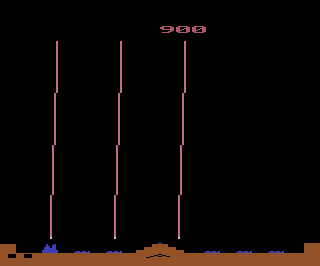 Missile Command atari screenshot